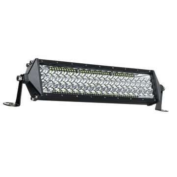 10V-30V 402W 134 LED 10 Inch Tri-Row LED Work Lights Bar Spot Beam For Offroad Truck Boat 6000K Wate