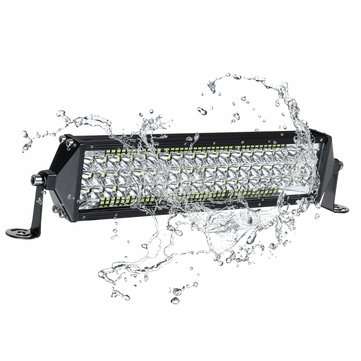 10V-30V 402W 134 LED 10 Inch Tri-Row LED Work Lights Bar Spot Beam For Offroad Truck Boat 6000K Wate