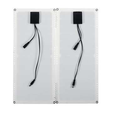 10W 16V 0.9A 420x190x2.5mm Monocrystalline Solar Panel + 4*Spring + Cables Kit with Rear Junction Bo