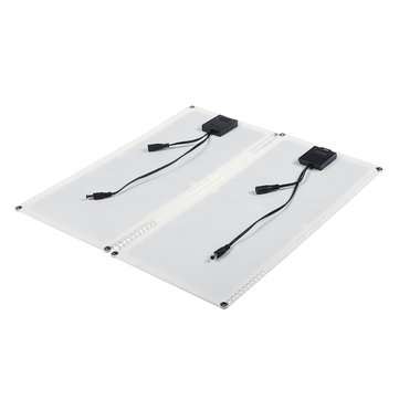 10W 16V 0.9A 420x190x2.5mm Monocrystalline Solar Panel + 4*Spring + Cables Kit with Rear Junction Bo