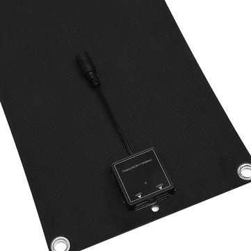 10W 37x18cm Monocrystalline Silicon Semi-flexible Solar Panel with USB 12V/5V DC For Car Boat Charge