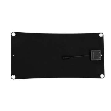 10W 37x18cm Monocrystalline Silicon Semi-flexible Solar Panel with USB 12V/5V DC For Car Boat Charge