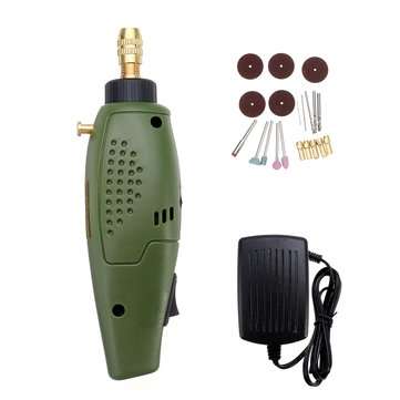 10W 12V Electric Engraving Pen Rotary Tool Kit Hand Drill Grinder Grinding Carving Tool