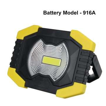 10W 20000LM Camping Outdoor COB LED Work Light Solar Power Bank Emergency Work Light (TYPE: .A)