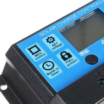 10W 12V/5V USB Solar Panel Power System Battery Charger Generator LED Light Bulb W/ 10A Controller