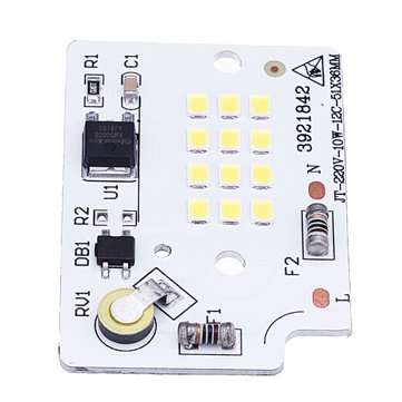 10W LED SMD2835 Chip Lamp Integrated Smart IC Driver for Flood Light AC220V