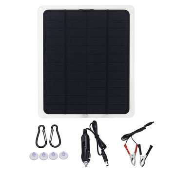 10W Monocrystalline Solar Panel Battery Charger with 5v Single USB Interface