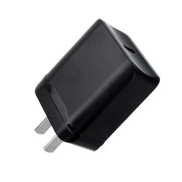 110-240V 18W Type-C USB Quick Wall Charging PD Charger Adapter  (COLOR.: BLACK)