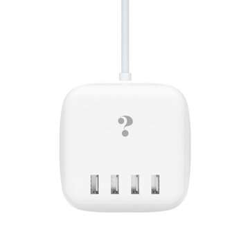 110-240V 4 USB Hub Wall Charger Fast Quick Charge Power Adapter US/EU/UK Plug (PLUG: USPLUG)
