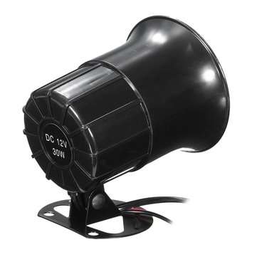 110db 12V 3 Sound PA System Loud Horn Siren Alarm Speaker For Car Motorcycle Van