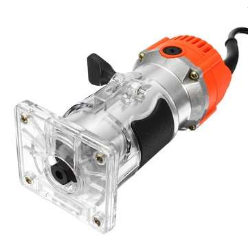110V 1/4 Inch Wood Laminate Palm Router Electric Hand Trimmer Woodworking Edge Joiners Tool 1200W