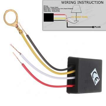 110V 3 Way Desk Light Parts Touch Control Sensor Switch Dimmer Switch