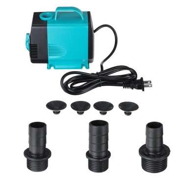110V 60HZ Submersible Pump 600-3000L/H 200cm Ultra-quiet Water Pump Fountain Pump wi... (POWER: 15W)