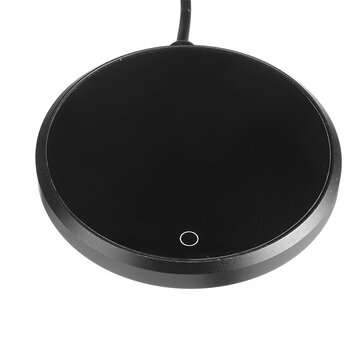 110V Electric USB Tray Coffee Tea Drink Warmer Cup Glass Heater Hot Beverage Mug Pad (COLOR.: BLACK)