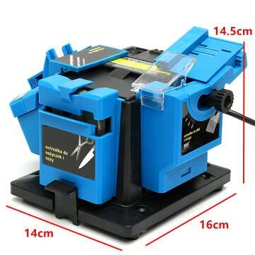 110V 96W 1350rpm Electric Grinder Multifunction Sharpener Grinding Drill Tool For Knife Scissors Sha