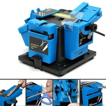 110V 96W 1350rpm Electric Grinder Multifunction Sharpener Grinding Drill Tool For Knife Scissors Sha