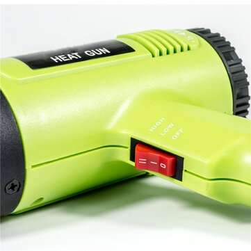 110V Thermal Blower Heat Gunelectric Hot AiIr Guun With 2 Steps Of Temerature 300/600 For Heat Shrin