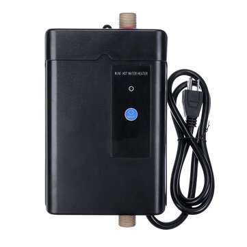 110V/220V Stainless Steel Shell Mini Electric Tankless Instant Hot Water Heater (PLUG: USPLUG)