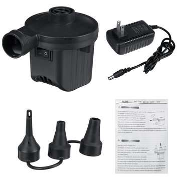 110V-240V 4000pa 70L/min Electric Air Pump Camping Bed Pool Inflator Deflator For Mattress Car Home
