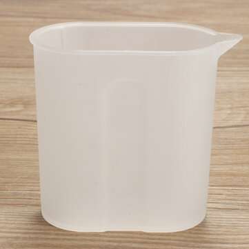 1150ML Science Clear White Plastic Liquid Measuring Cup Beaker For Lab Test Labware Scientific Res