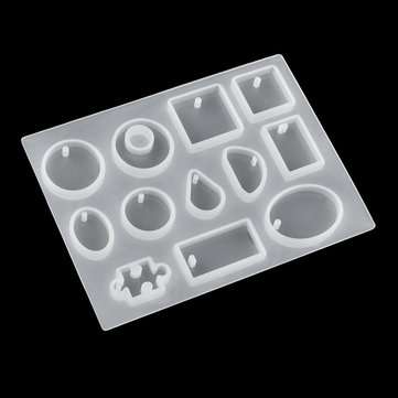 113Pcs DIY Resin Casting Mould Pendant Molds Jewelry Making Silicone Craft Kit