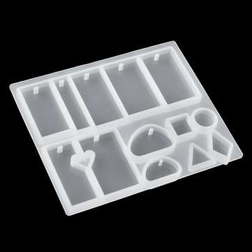 113Pcs DIY Resin Casting Mould Pendant Molds Jewelry Making Silicone Craft Kit
