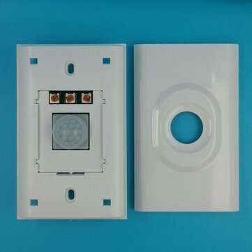 118MM Adjustable PIR Motion Sensor Light Switch Three Line US Standard for LED Energy Saving Lamp AC
