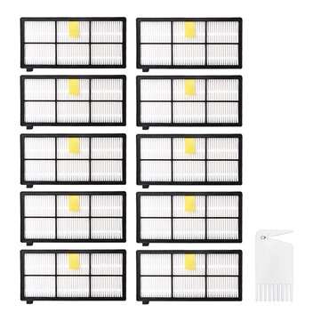 11pcs Replacements for iRobot 8 9 Series Vacuum Cleaner Parts Accessories HEPA Filters*10 Cleaning T