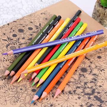 12 Colors Wood Color Pencils Set Non-toxic Artist Painting Oil Pencil for School Office Drawing Sket