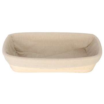12 Inch Oval Banneton Brotform Rattan Basket Bread Dough Proofing Rising Basket Liner