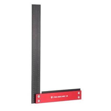 12 Inch Precision Woodworking Square Marking Ruler Aluminum Alloy 90 Degree Right Angle Ruler Hole P