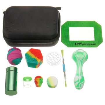 12 IN 1 Multifunctional Smoking Box Bag Set Rolling Set Hoookah Pipes Gift For Smoker