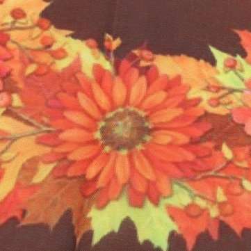 12.5``x18`` Fall Wreath Garden Flag Welcome Autumn Leaves Floral Briarwood Lane Decorations