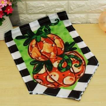 12.5``x18`` Garden Flag Tom`s Pumpkin Topiary Autumn Holiday Fall Yard Banner Decorations