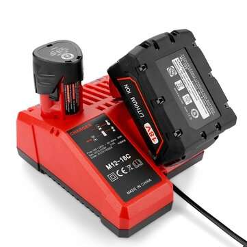 12/18V Rapid Charger M12-18C Fit For Milwaukee M12 M18 48-11-1850 Li-ion Battery Charger (TYPE: A)