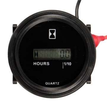 12/24/36V 2 inch Digital Hour Meter CE Gauge for Marine Boat Engine