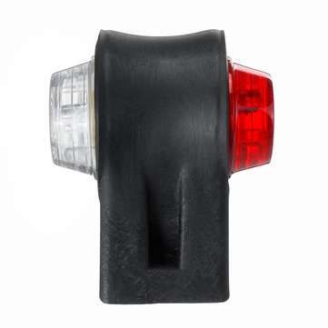 12/24V Mini Rubber LED Double Side Marker Lights Tail Brake Turn Signal Lamp For Trailer Truck
