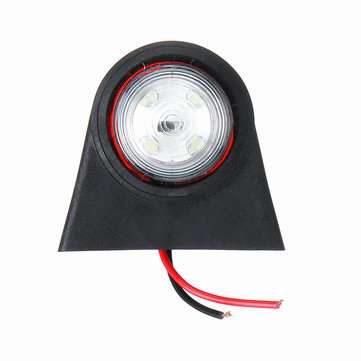 12/24V Mini Rubber LED Double Side Marker Lights Tail Brake Turn Signal Lamp For Trailer Truck