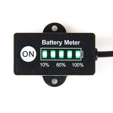 12/24V LCD Voltmeter Battery Capacity Indicator  Electricity Meter Fo... (BATTERY: LEAD-ACIDBATTERY)