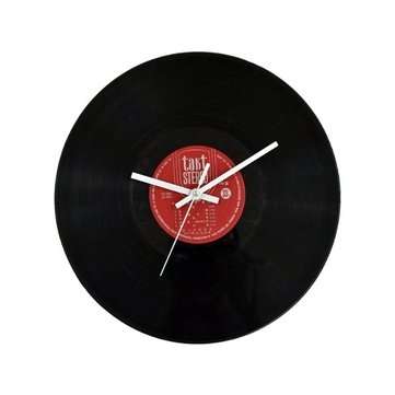 12`` 12 Inch Handmade Vinyl Record CD Wall Clock Classic Vintage Retro Modern Gift (COLOR.: WHITE)