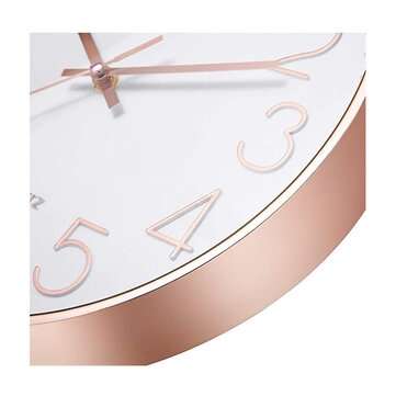 12`` Morden Wall Clock Non-ticking Wall Clock For Office/Living Room/Bedroom Decor
