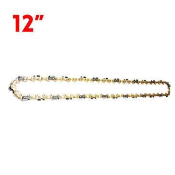 12``/16`` DL45/59 Electric Chainsaw Chain With Right Angle Mill Blade For Logging (LENGTH: 12INCH)