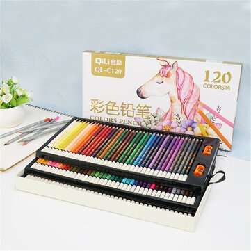 120 Colors Pencils Professional Oil Colored Pencils Set Artist Painting Sketching Wood Color Pencil