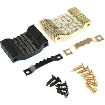 120 Set Sawtooth Picture Hanger with Screws Photo Frame Hanging Hooks with Compartment Box