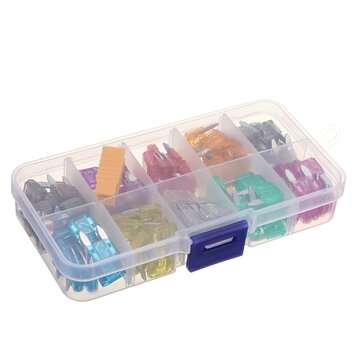 120 Pcs Car Auto Insurance Fuse Box Small Insurance Fuse