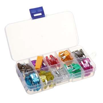 120 Pcs Car Auto Insurance Fuse Box Small Insurance Fuse