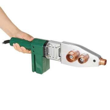 1200W Electric Pipe Welding Machine Heating Tool Heads Set For PPR PB PE Plastic Tube