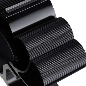 1200RPM Mini Heat Powered Stove Fan 4 Blade Silent Fireplace Eco Fan Heating Distribution No Electri