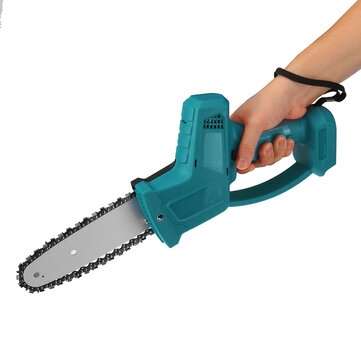 1200W Portable Electric One Hand Saw Woodworking Chain Saw Wood Cutting Machine For Makita 18V Batte