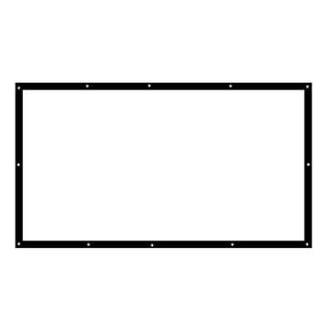 120-inch Projector Screen 16:9 HD Foldable PVC Anti-light Projection Wall Mounted Sc... (SIZE: 16:9)